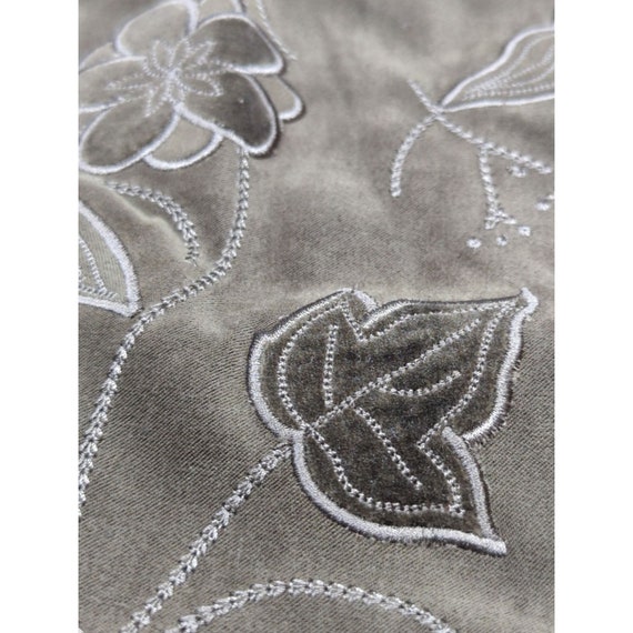 Vtg Jessica Holbrook button Vest Quilted  Floral … - image 5
