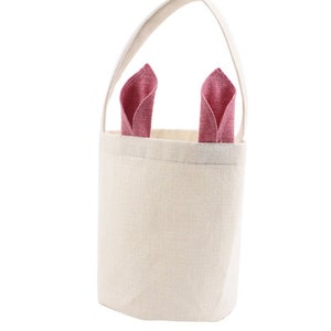 Sublimation easter bunny bag/basket