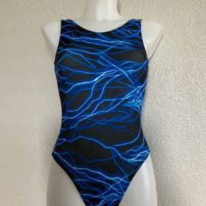 Red Monkey Gymnastic leotard Lightning