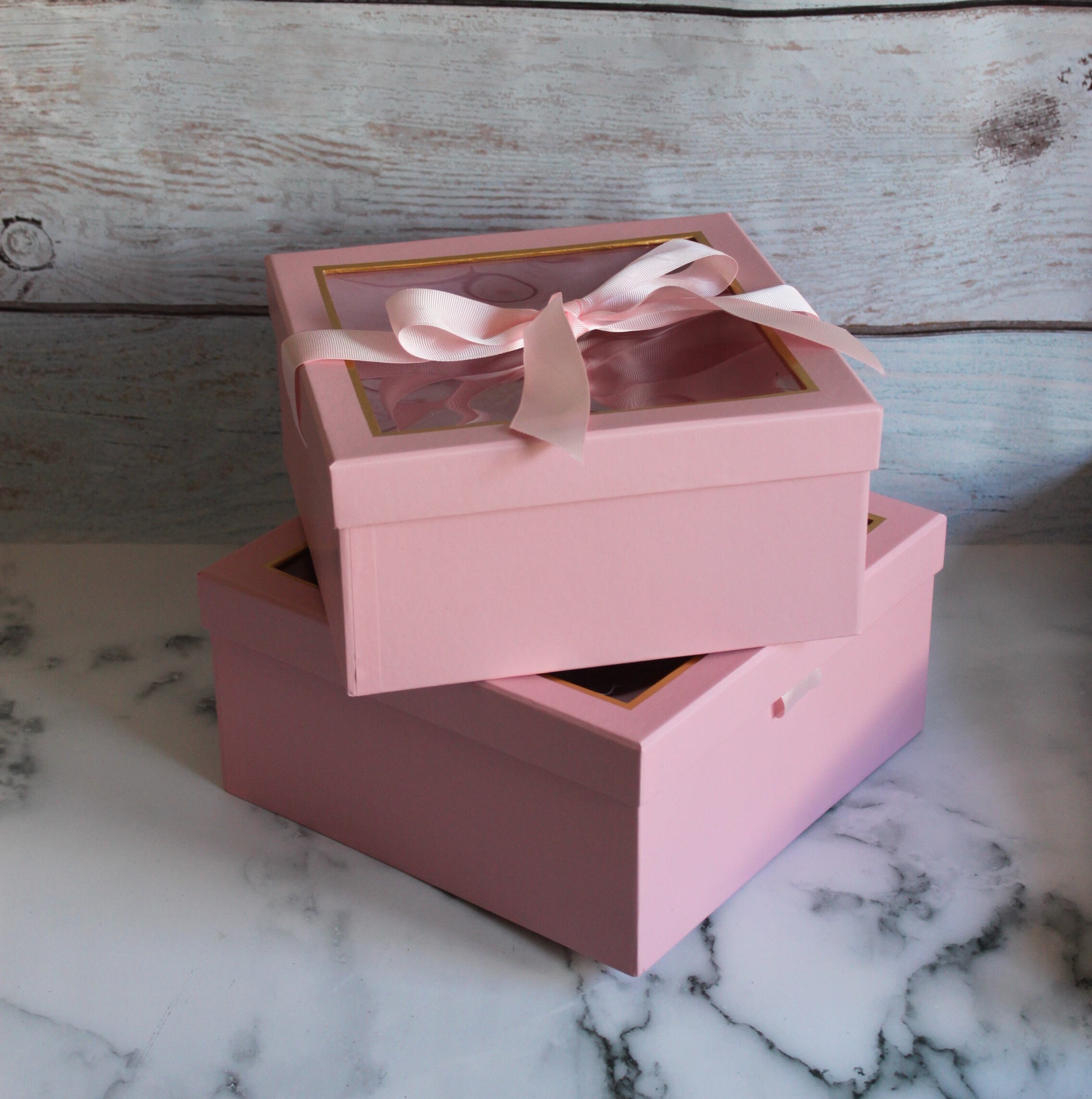 Premium Quality Square Flower Box Set of 2 for Luxury Style Etsy