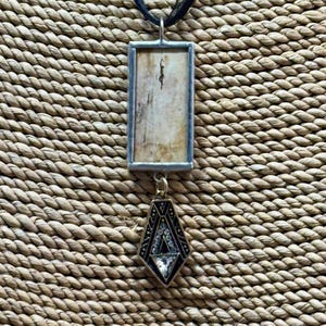 Zirkus Gelöteter Anhänger, Art-Deco-Zirkusanhänger, Zirkusanhänger, Zirkuszelt-Lötanhänger, gelöteter Schmuck, Reversible Anhänger, Anhänger