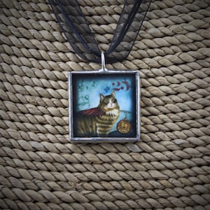 Gift for Her Dog Soldered Jewelry Pendant Steampunk Dog Soldered Pendant Necklace Reversible Pendant Animal Jewelry Steampunk Jewelry