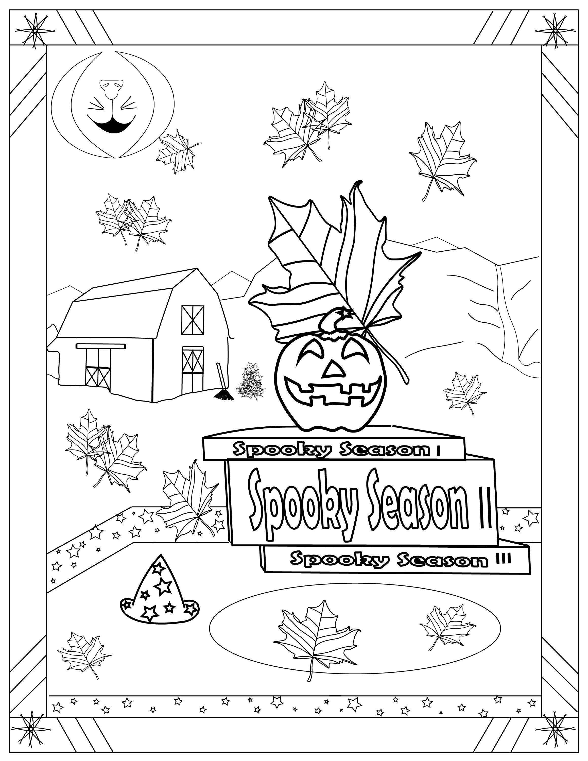 Autumn coloring pages Fall To Do List coloring page Etsy