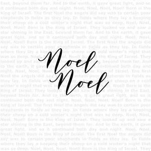 The First Noel Lyrics Christmas Printable