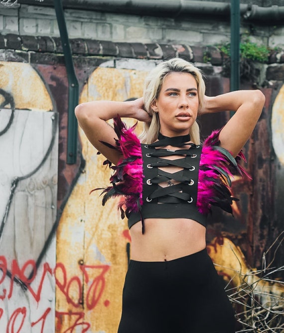 Harness corset top sales