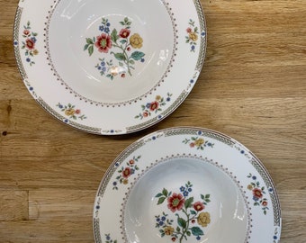 ロイヤル ドルトン　キングスウッド ボウル＆プレート　5セット SALE- Kingswood by Royal Doulton Fine China- per Set Was 320.00 - Etsy
