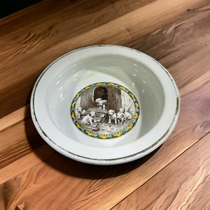 Antique baby feeding dish