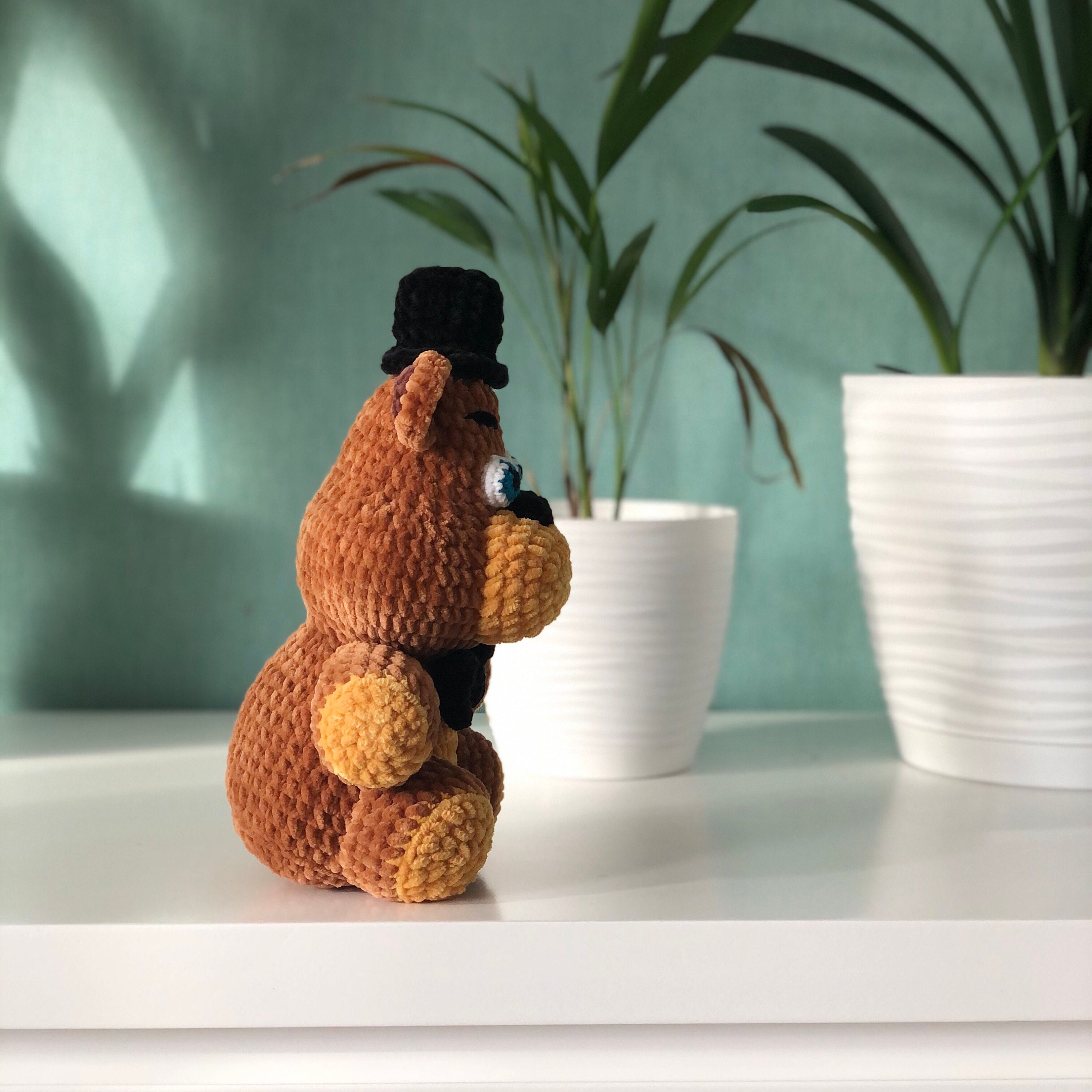 Freddy Fazbear Plush Crochet Pattern Etsy