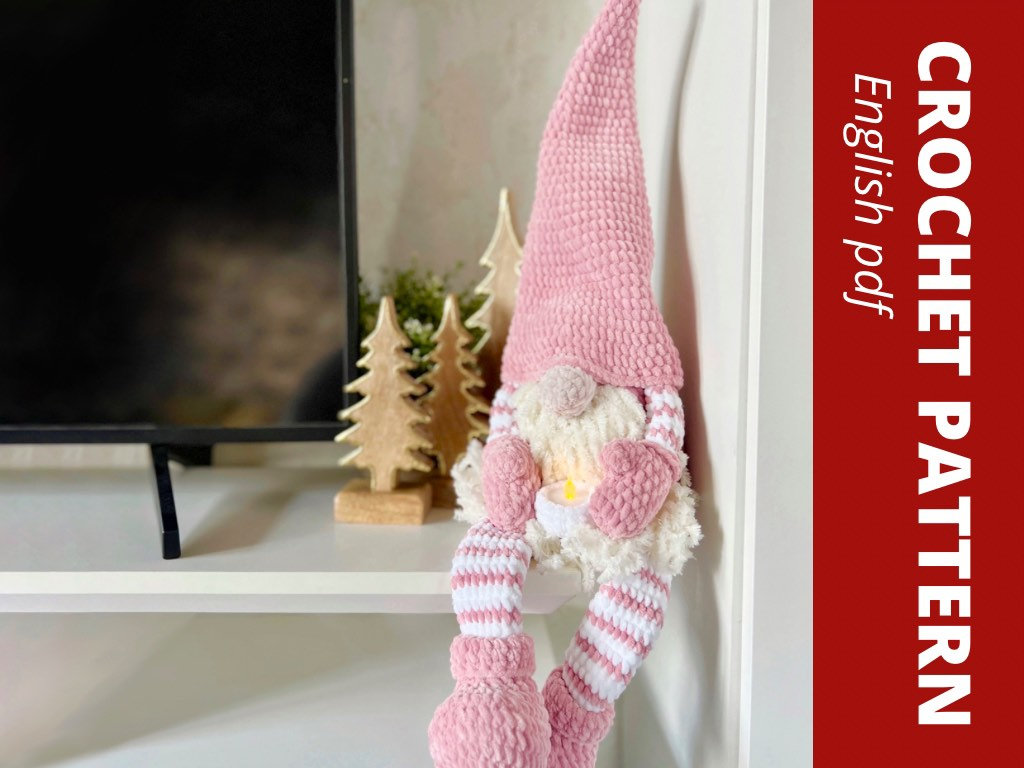 Large Christmas Gnome Crochet Pattern