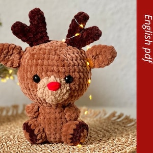 AMIGURUMI VIRKMÖNSTER MED JULHJORTAR