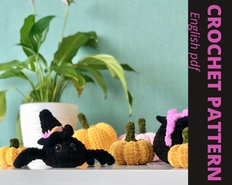 Halloween spider CROCHET PATTERN | Amigurumi