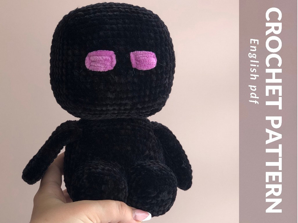 Enderman Minecraft: Crochet pattern