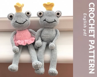 Patrón de rana amigurumi de crochet (PDF)