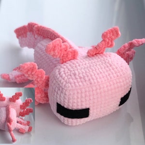 Axolotl plush | plushie gamer gift | Axolotl squishmallow