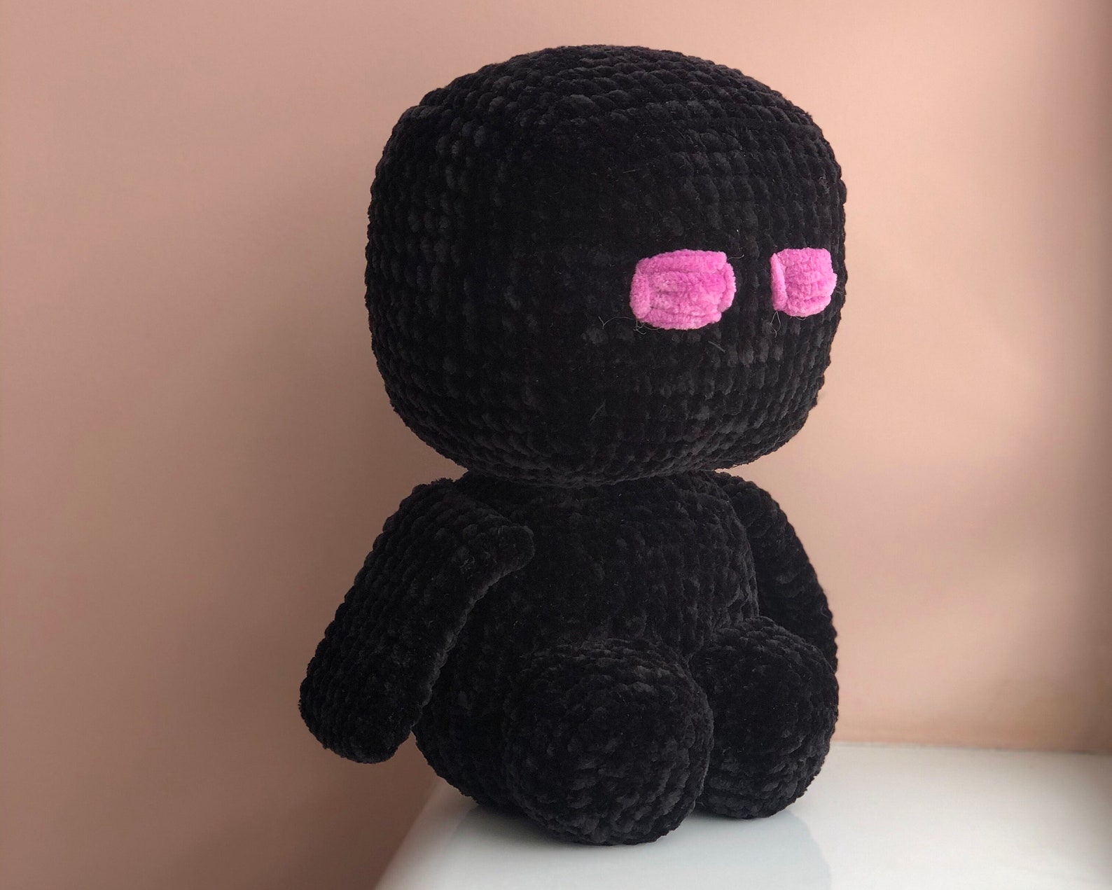 Minecraft enderman plush crochet pattern | Etsy
