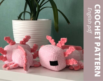 Axolotl CROCHET PATTERN | amigurumi tutorial