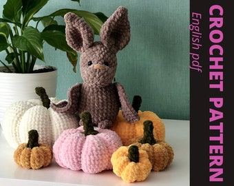 Halloween Fledermaus HÄKELMUSTER / AMIGURUMI