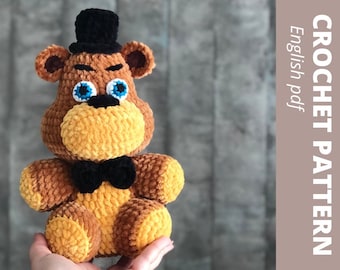 fnaf papercraft  Freddy Fazbear Plush Template by