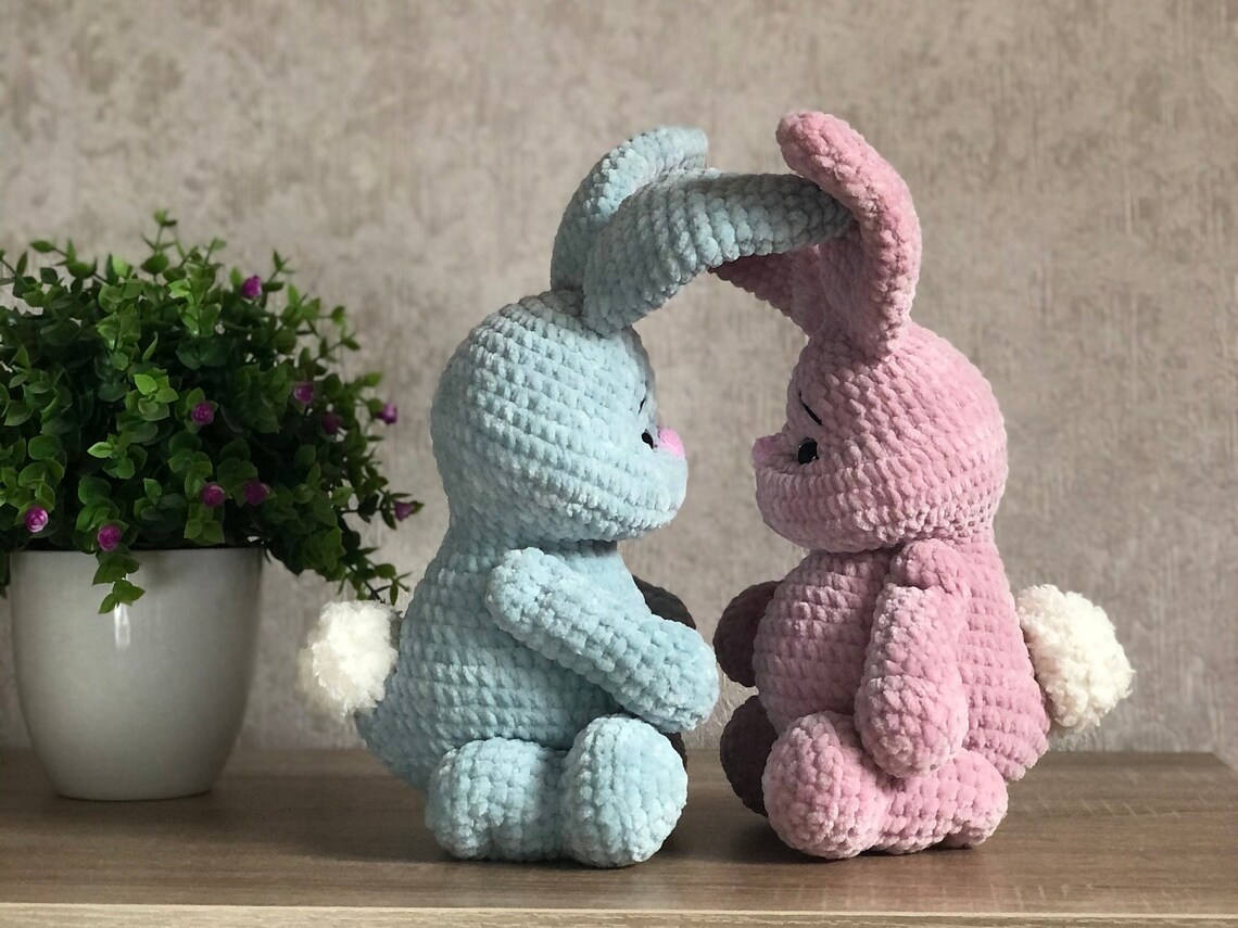 Amigurumi bunny toy pattern crochet bunny pattern | Etsy