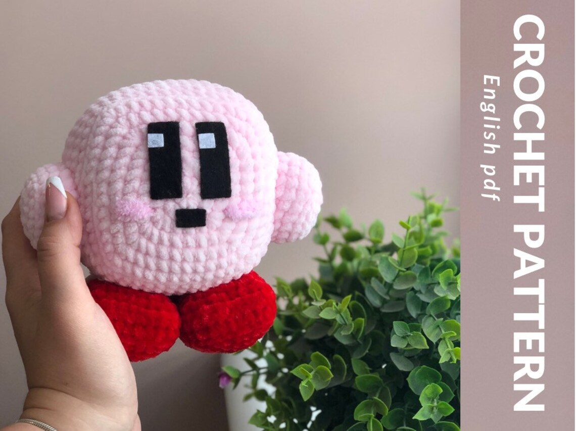 Kirby Plush Crochet Pattern Etsy UK