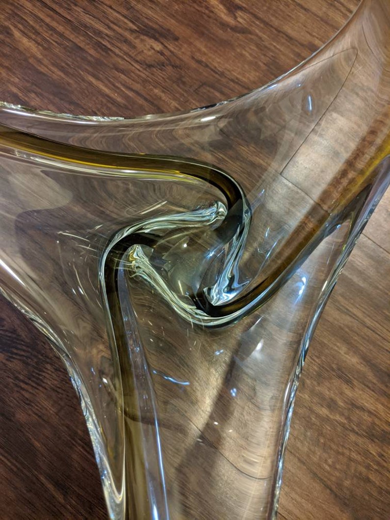Chalet Canada Hand Blown Glass Art 1960s70s Vintage