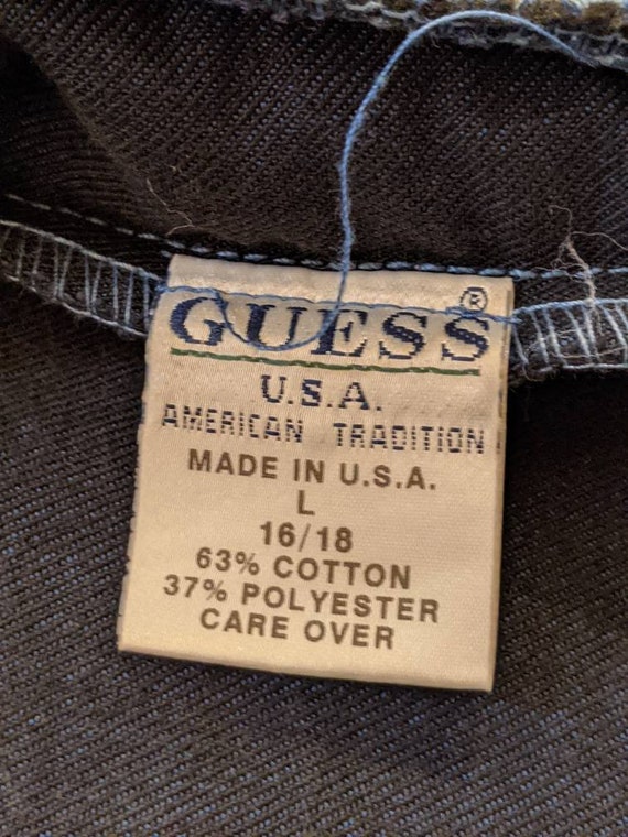 Guess Denim Jacket 1990s Vintage Made in USA - image 6