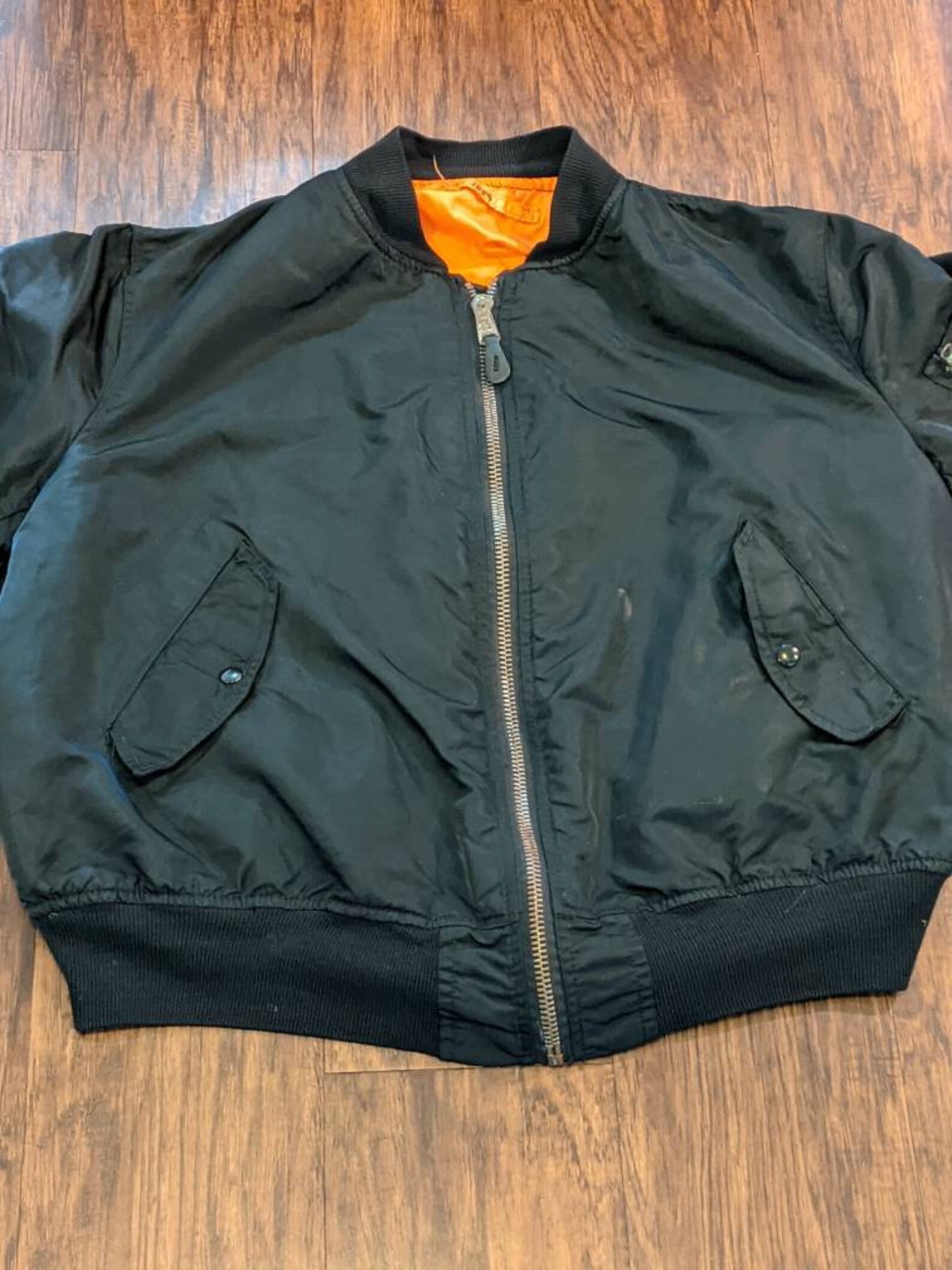 Alpha Industries USAF MA-1 Jacket Made in USA | Etsy