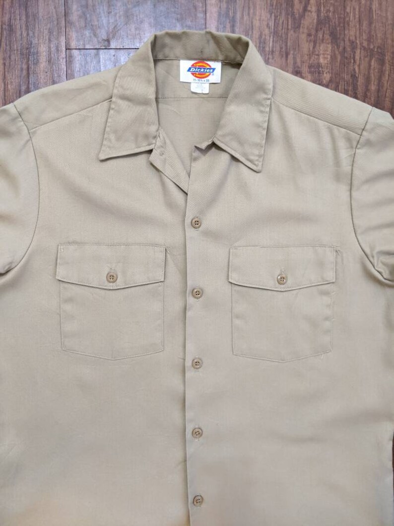 Dickies 80s/90s Vintage Button Up Made in USA Etsy