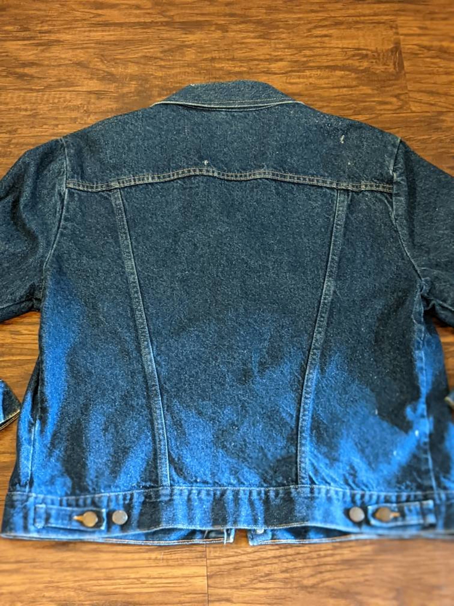 Rustler Denim Trucker Jacket Made in USA 1990s Vintage Etsy