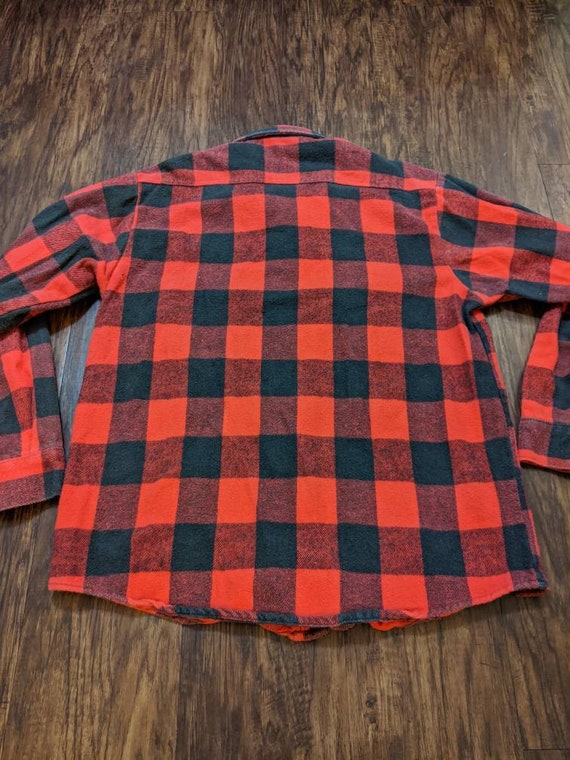 Winston Plaid Flannel 1980s Vintage Made in USA - image 8