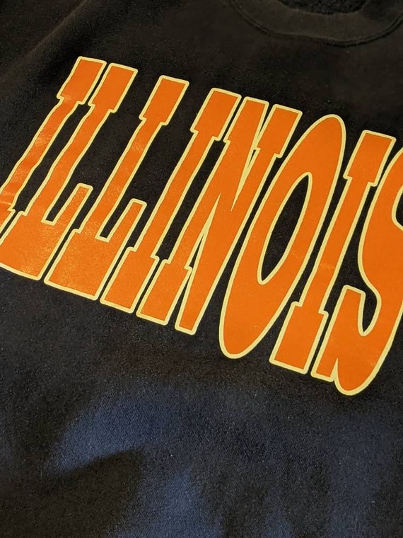 University of Illinois Sweater 1990s Vintage - image 6