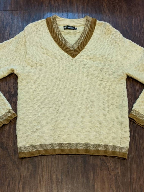 Jockey Sportswear V Neck Sweater 1960s/70s Vintage
