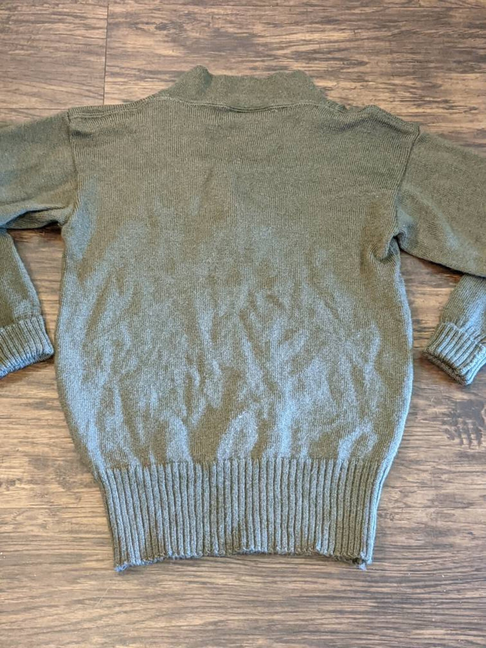 U.S. Military OD Wool Sweater 1979 Vintage Made in USA - Etsy