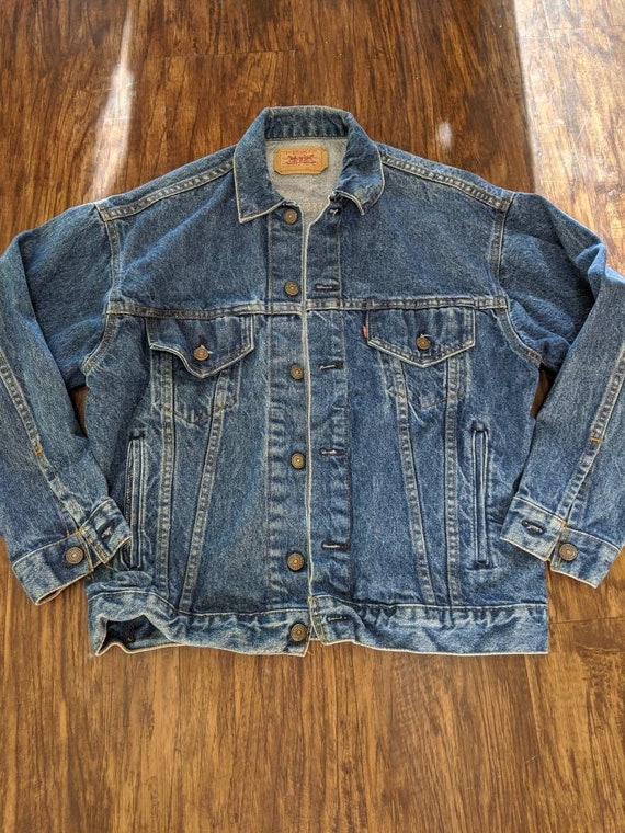 Levis Denim Jacket Made in USA 1990s Vintage - Gem