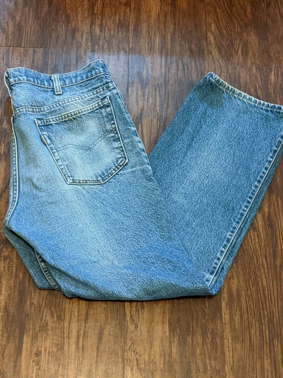 Levis for Men Jeans 1980s Vintage Talon Zipper - Gem