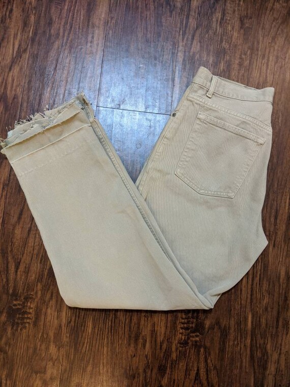 Calvin Klein Khaki Jeans 1990s Vintage Made in USA - image 2