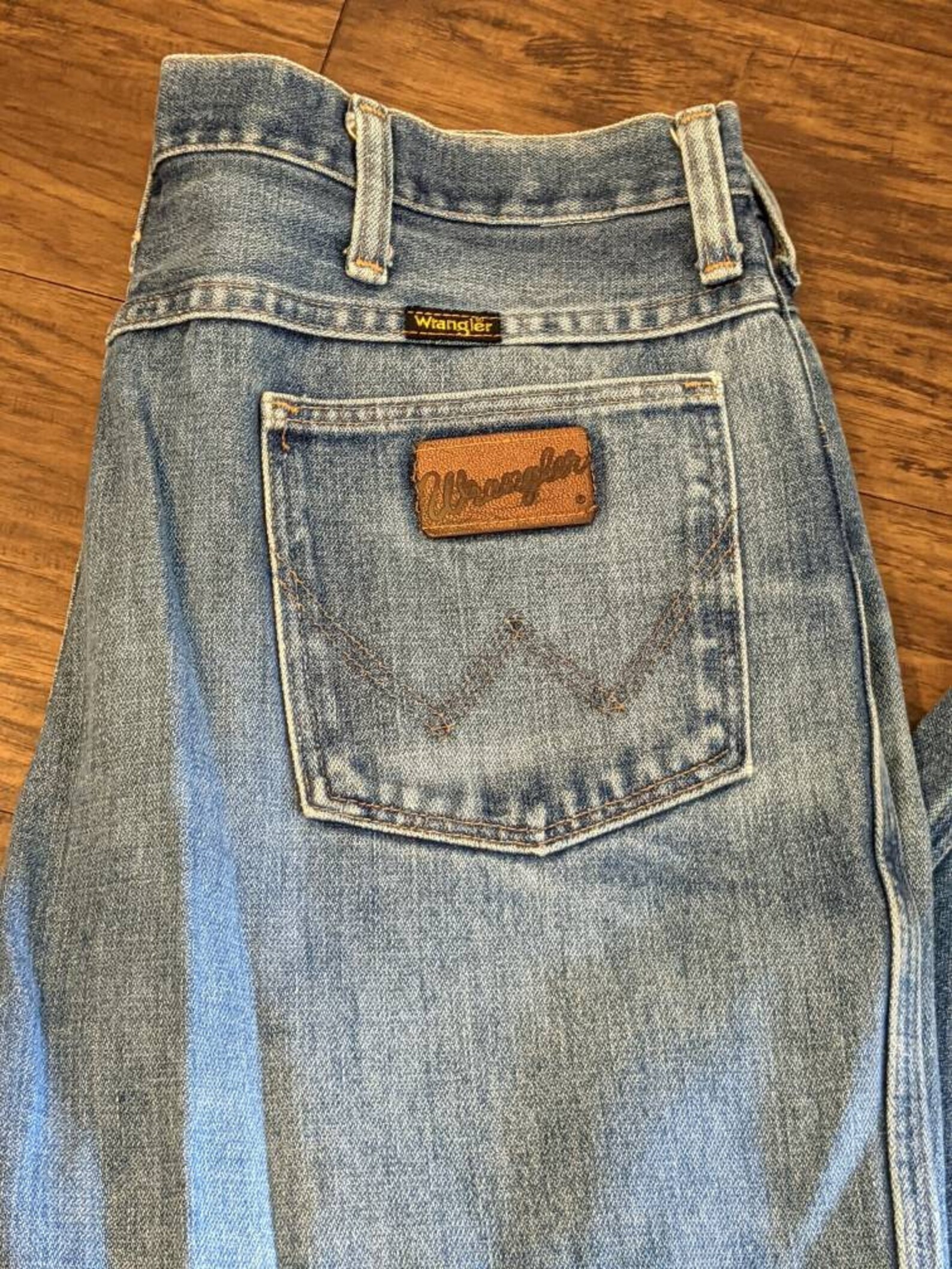 Wrangler Jeans Made in USA 1970s/80s Vintage IDEAL Zipper Etsy