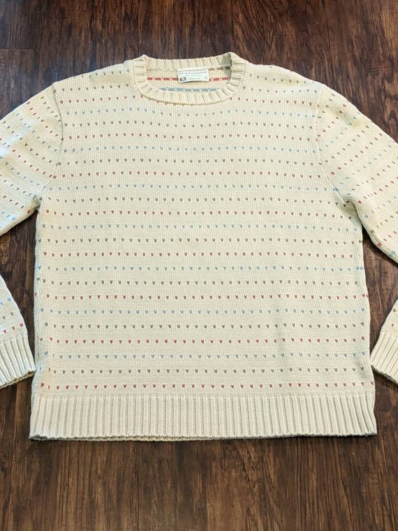 Lord Jeff Fine Cotton Sweater 1980s Vintage Made … - image 1