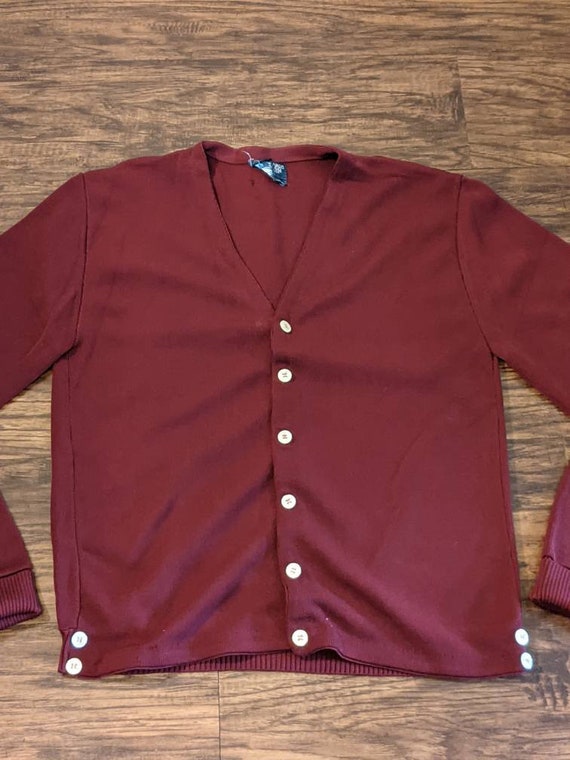 Leonardo Strassi Ban-lon Cardigan 1960s Vintage - Etsy