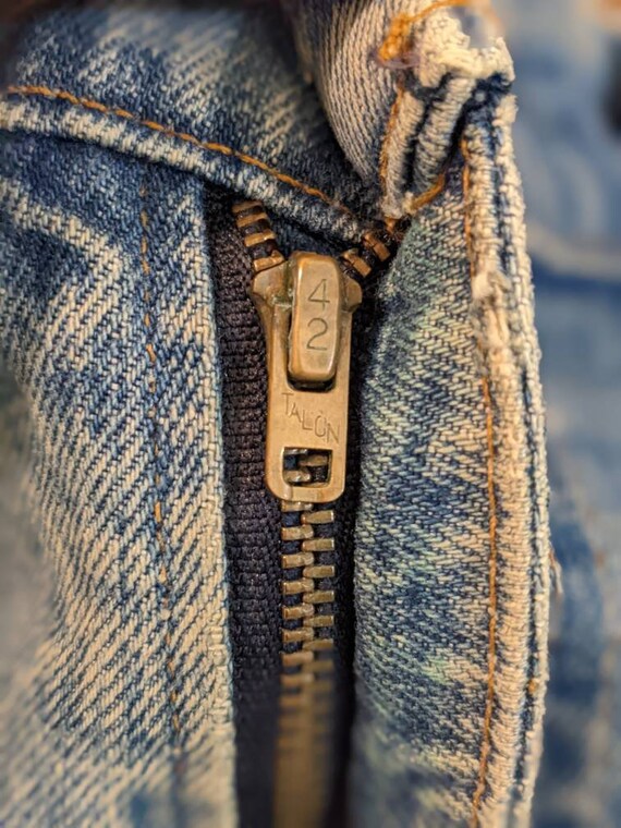 Levi's Orange Tab SF207 High Rise Jeans Talon Zip… - image 9