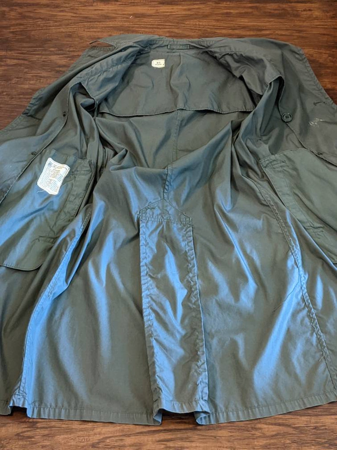 U.S. Army Raincoat 1967 Vintage Made in USA Army Green 274 | Etsy