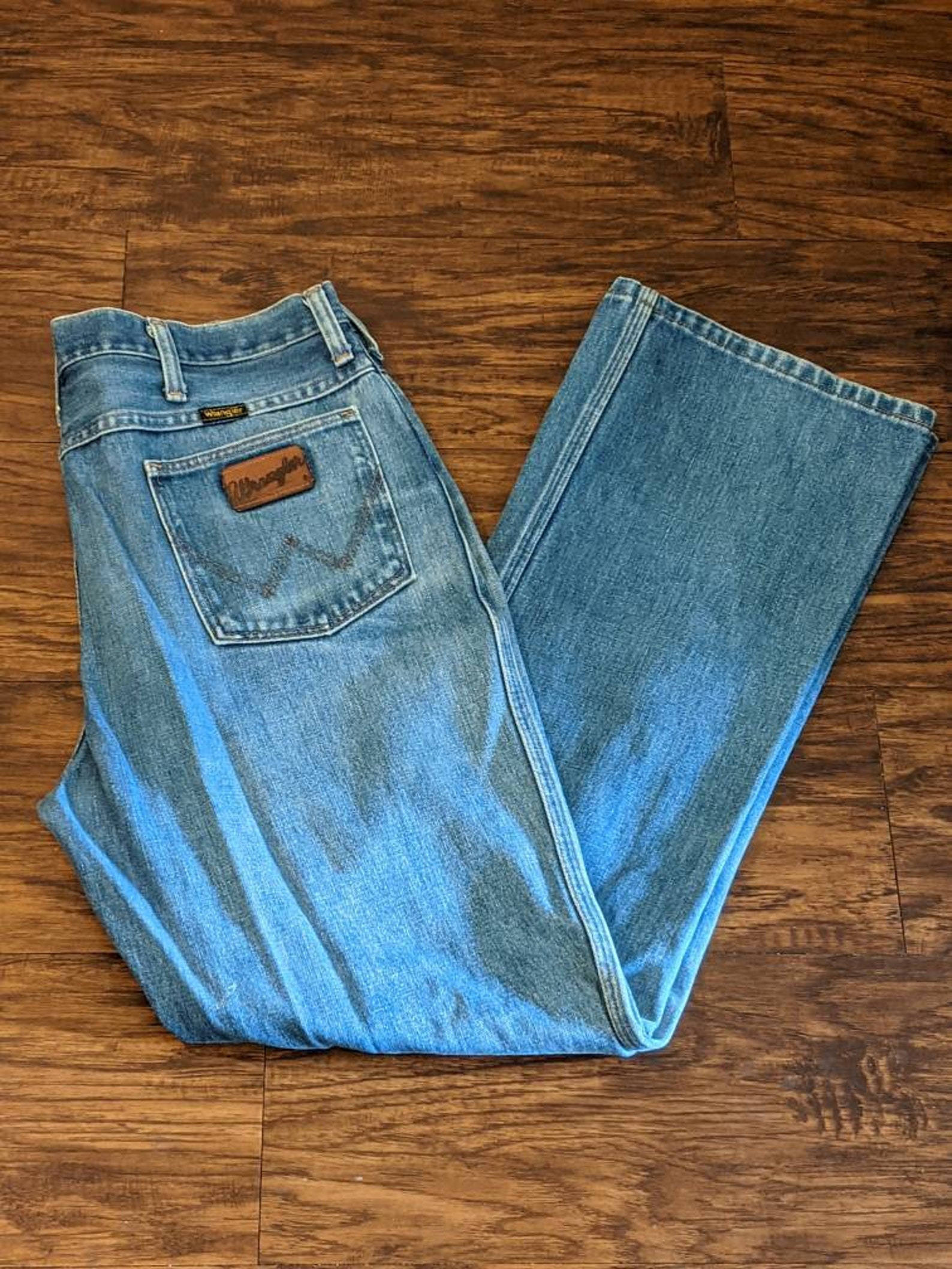 Wrangler Jeans Made in USA 1970s/80s Vintage IDEAL Zipper Etsy