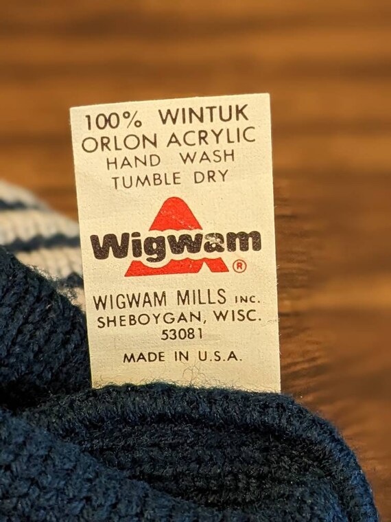 Wigwam Ski Hat Made in USA 1970s Vintage - image 6