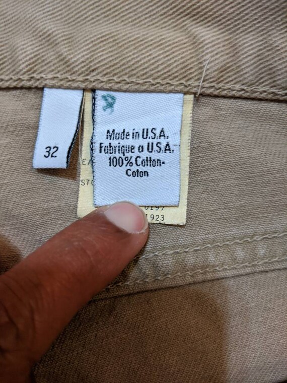 Calvin Klein Khaki Jeans 1990s Vintage Made in USA - image 6