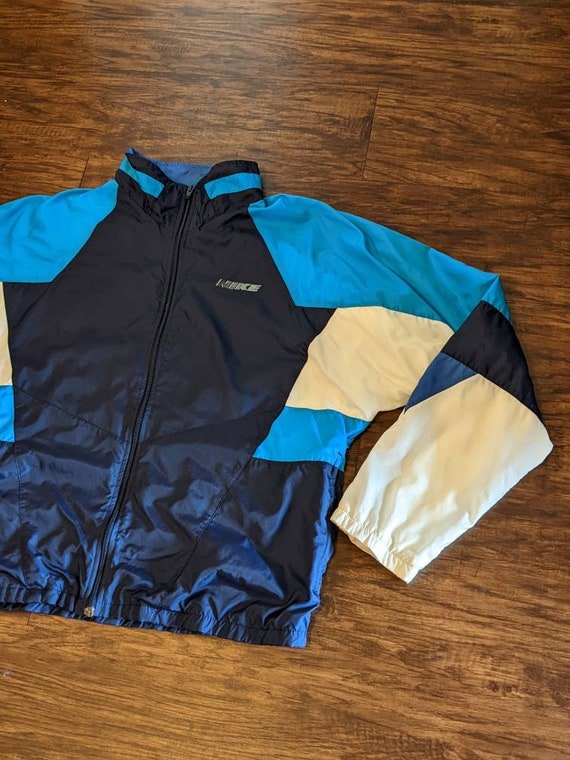 Nike Windbreaker Track Jacket 1980s/90s Vintage - image 3