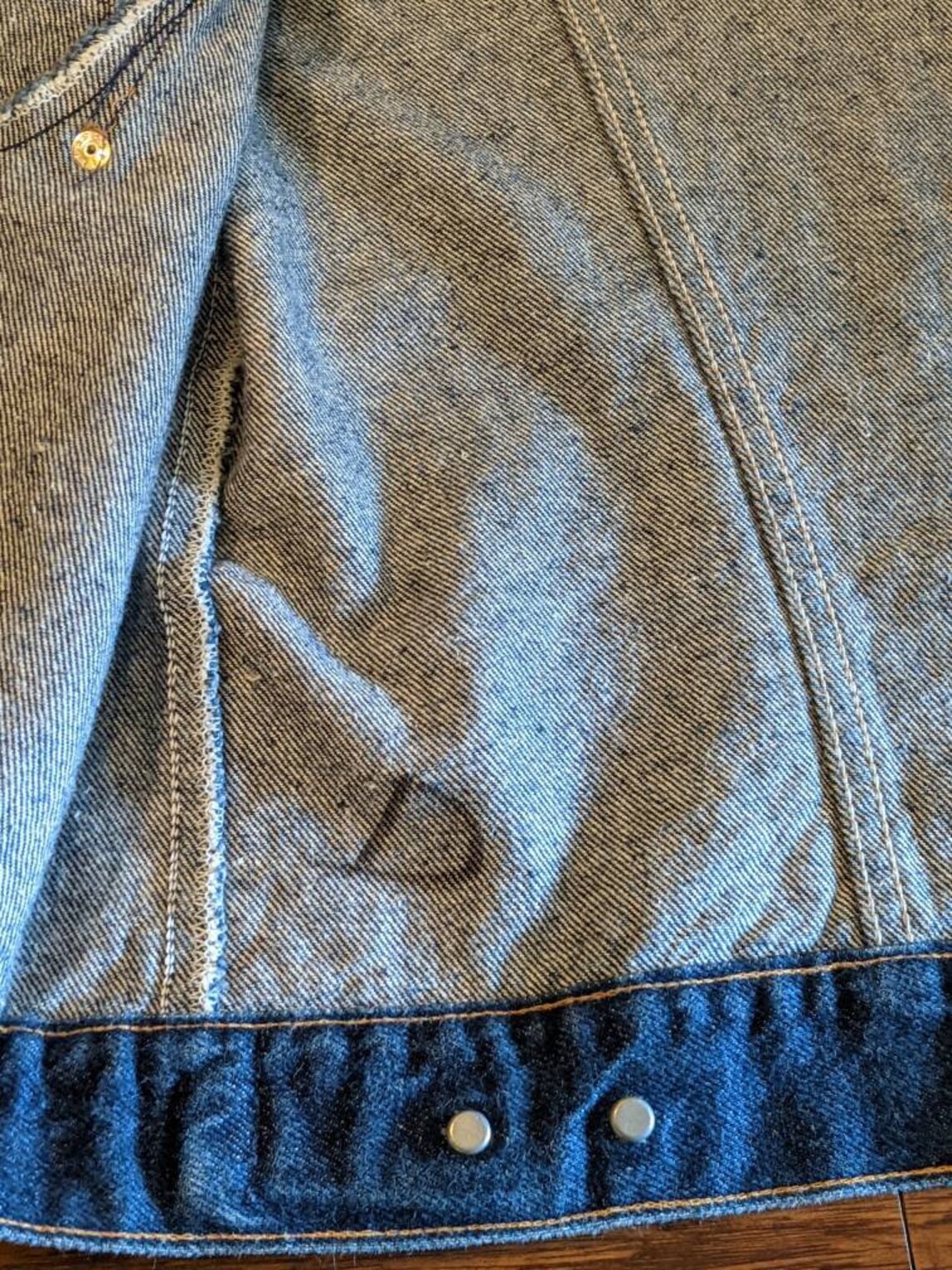 Rustler Denim Trucker Jacket Made in USA 1990s Vintage Etsy