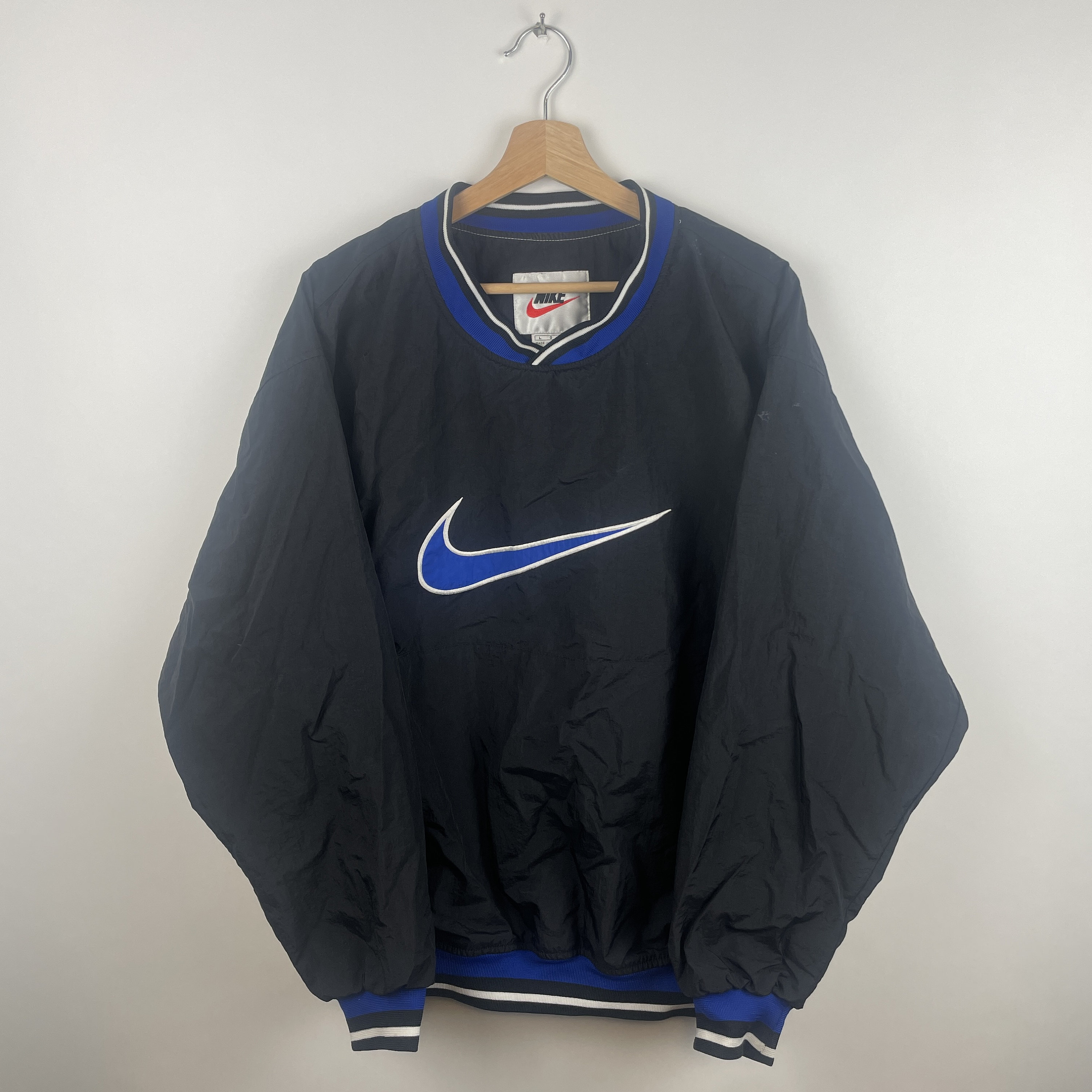 Nike Big Swoosh Jaqueta Vintage À Prova D'água - Escorrega o Preço