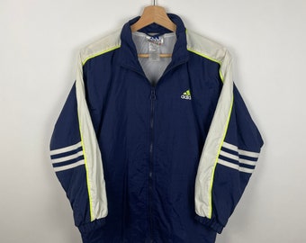 Vintage Adidas Windbreaker | Youth Medium/Women&#39;s XXS | Blue