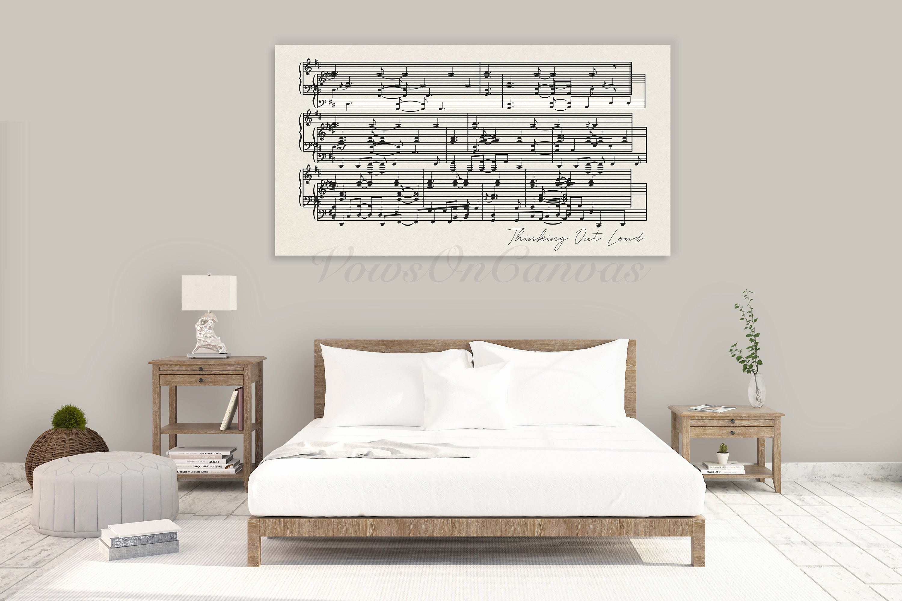 Sheet Music on Canvas Custom Sheet Music Art Personalized Etsy
