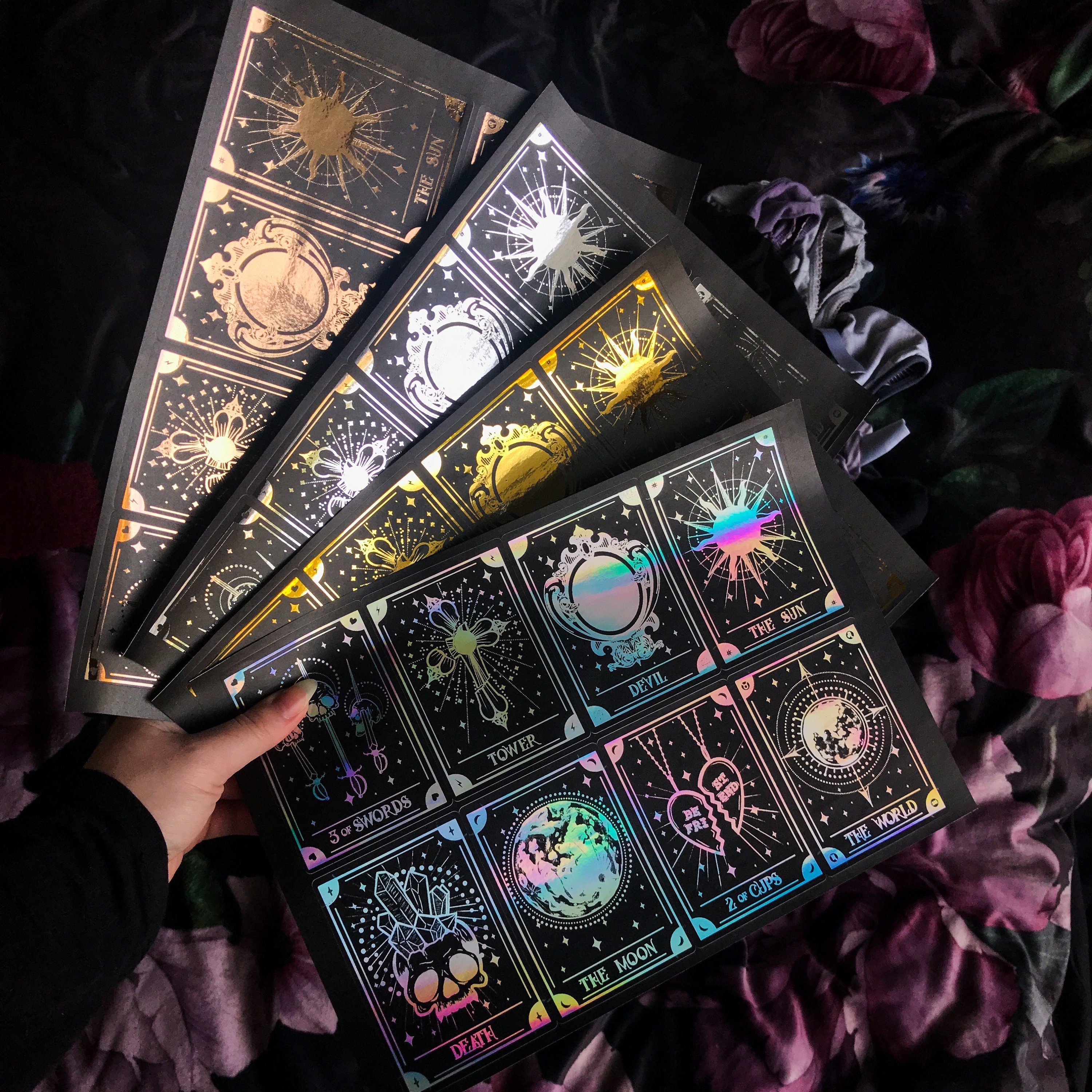 Tarot Card Sticker Sheet Astrology Themed Stickers Laptop - Etsy Australia